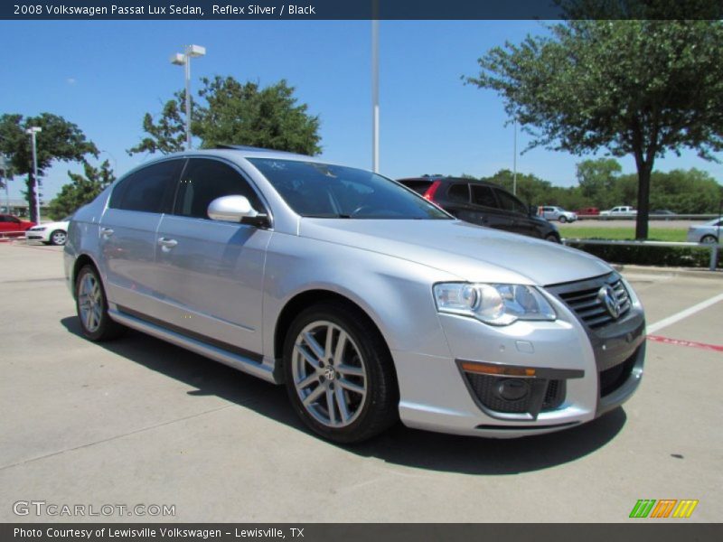 Reflex Silver / Black 2008 Volkswagen Passat Lux Sedan