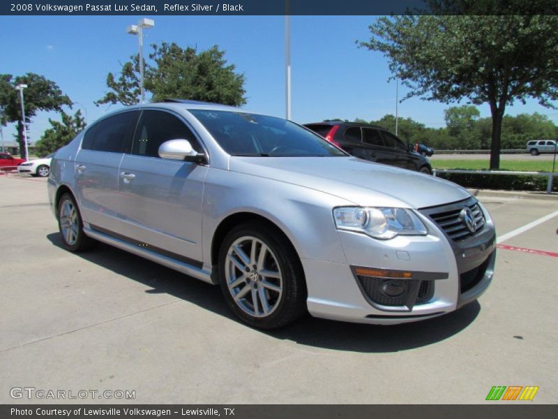 Reflex Silver / Black 2008 Volkswagen Passat Lux Sedan