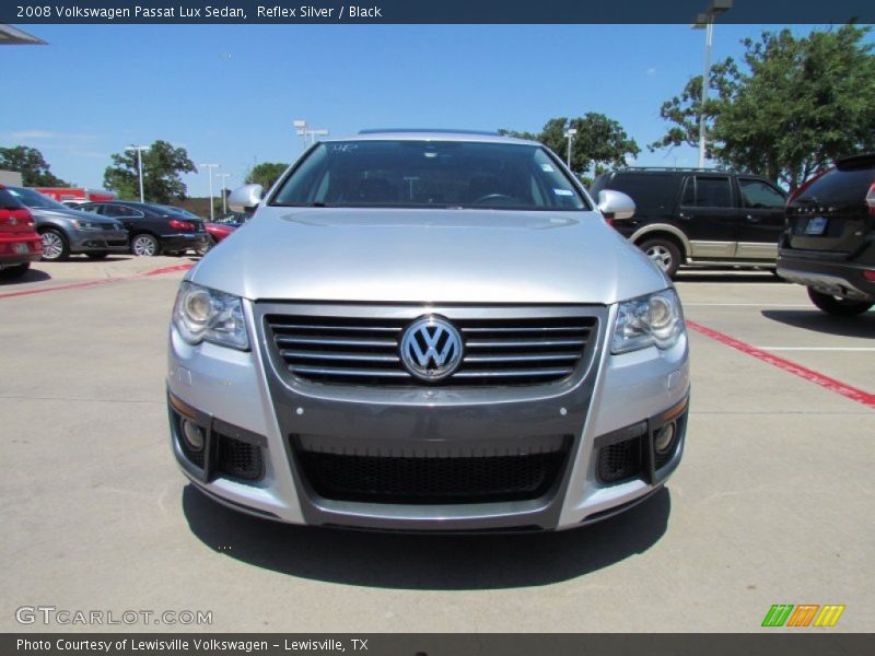 Reflex Silver / Black 2008 Volkswagen Passat Lux Sedan