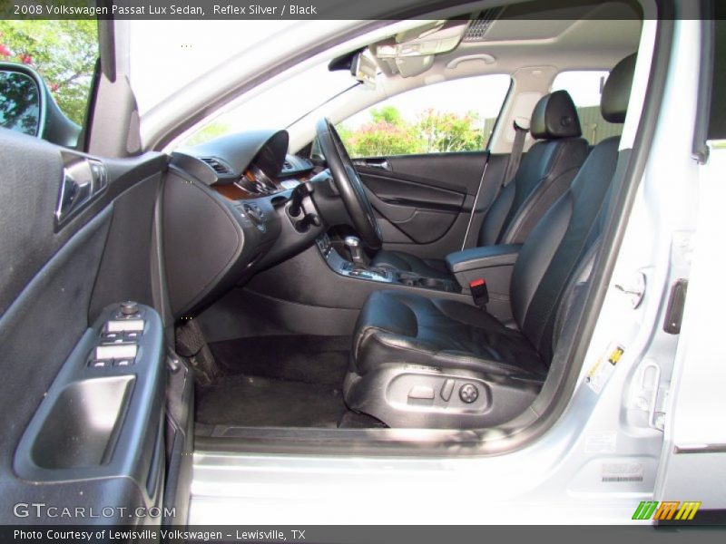 Reflex Silver / Black 2008 Volkswagen Passat Lux Sedan