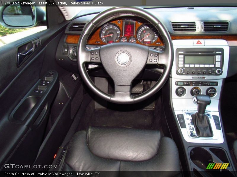Reflex Silver / Black 2008 Volkswagen Passat Lux Sedan