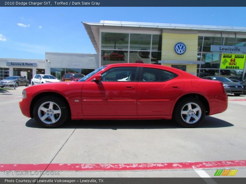 TorRed / Dark Slate Gray 2010 Dodge Charger SXT