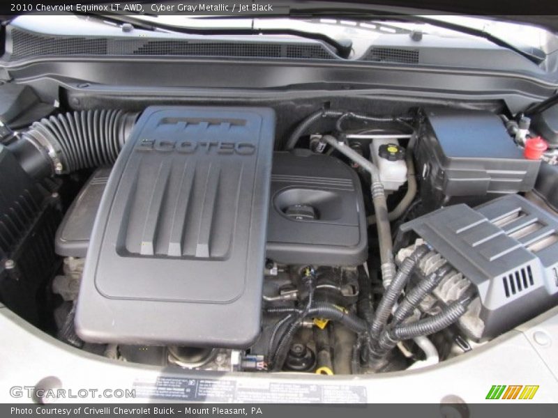 Cyber Gray Metallic / Jet Black 2010 Chevrolet Equinox LT AWD