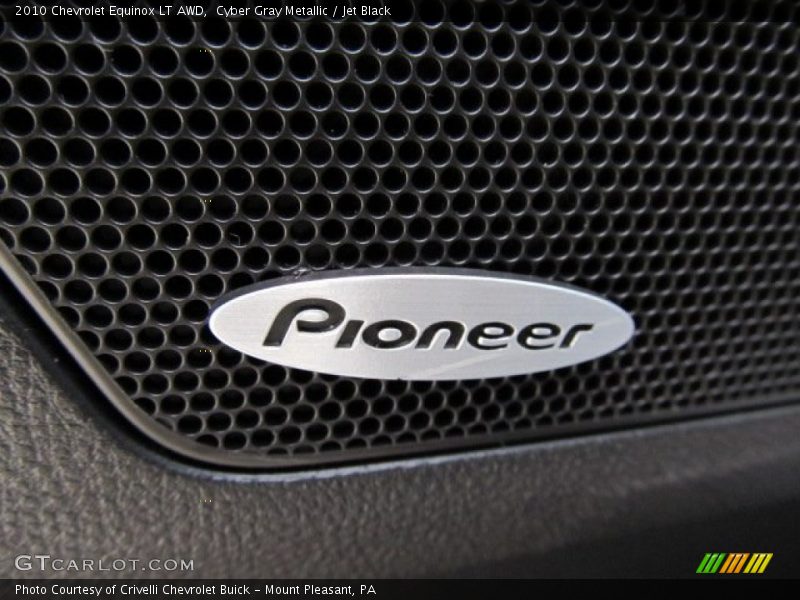 Cyber Gray Metallic / Jet Black 2010 Chevrolet Equinox LT AWD