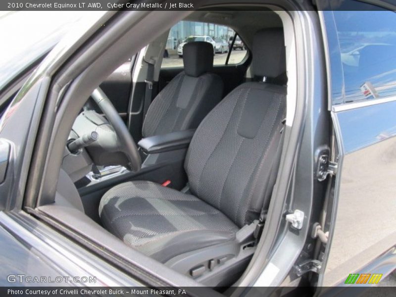 Cyber Gray Metallic / Jet Black 2010 Chevrolet Equinox LT AWD