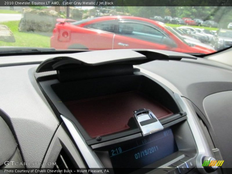 Cyber Gray Metallic / Jet Black 2010 Chevrolet Equinox LT AWD