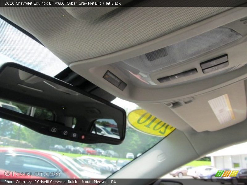 Cyber Gray Metallic / Jet Black 2010 Chevrolet Equinox LT AWD