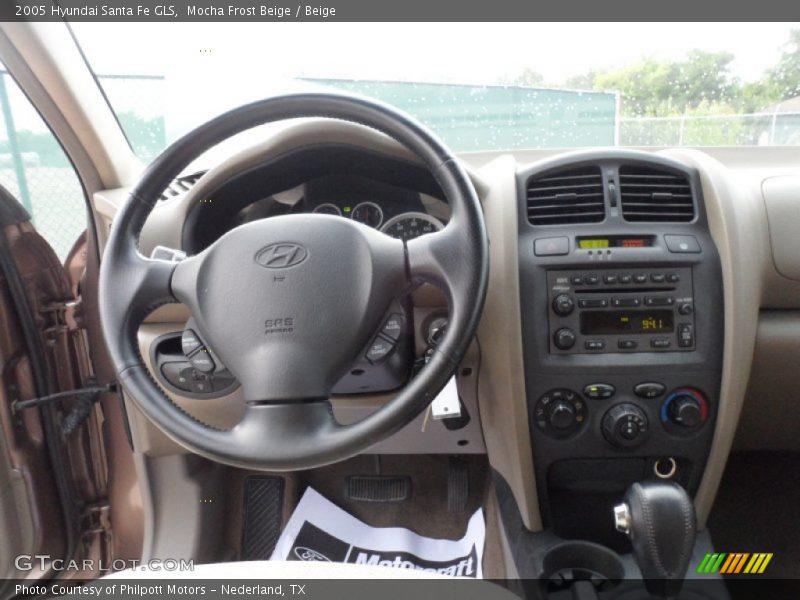 Mocha Frost Beige / Beige 2005 Hyundai Santa Fe GLS