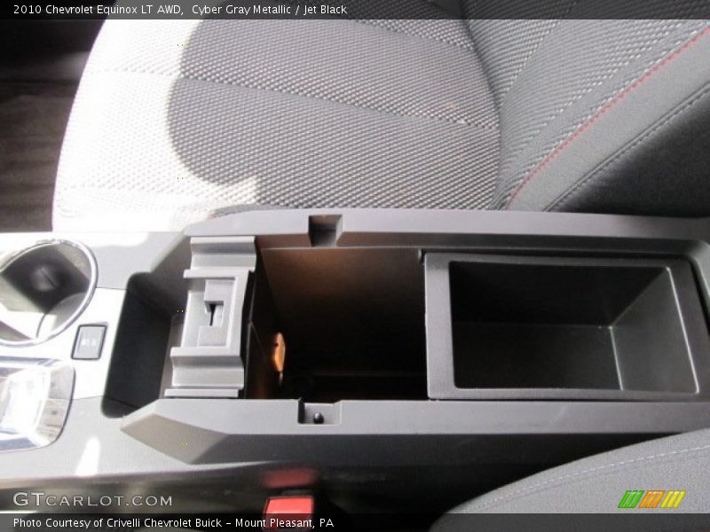 Cyber Gray Metallic / Jet Black 2010 Chevrolet Equinox LT AWD