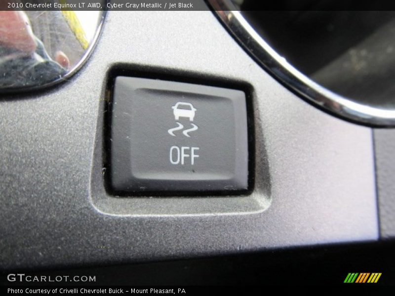Cyber Gray Metallic / Jet Black 2010 Chevrolet Equinox LT AWD