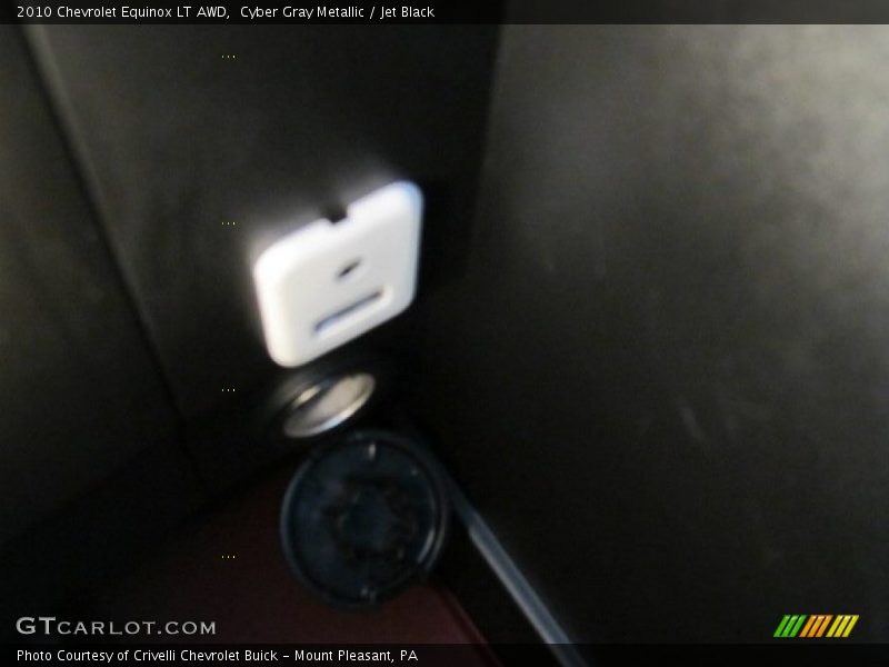 Cyber Gray Metallic / Jet Black 2010 Chevrolet Equinox LT AWD