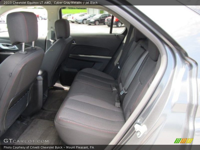 Cyber Gray Metallic / Jet Black 2010 Chevrolet Equinox LT AWD