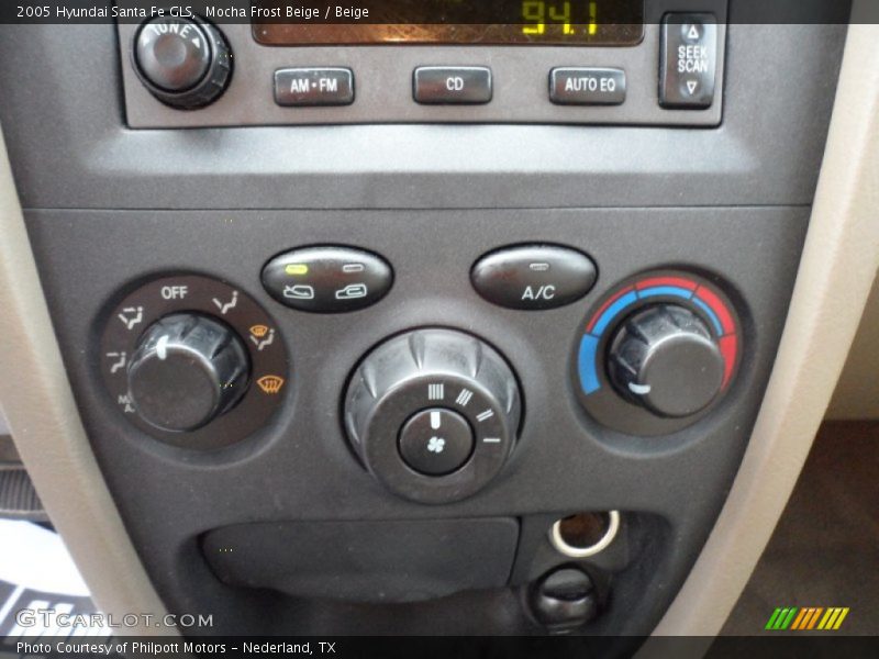 Mocha Frost Beige / Beige 2005 Hyundai Santa Fe GLS