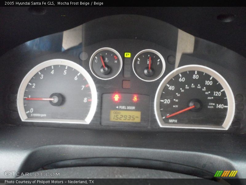 Mocha Frost Beige / Beige 2005 Hyundai Santa Fe GLS