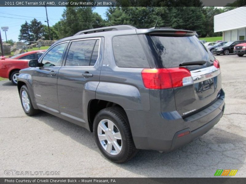 Cyber Gray Metallic / Jet Black 2011 GMC Terrain SLE AWD