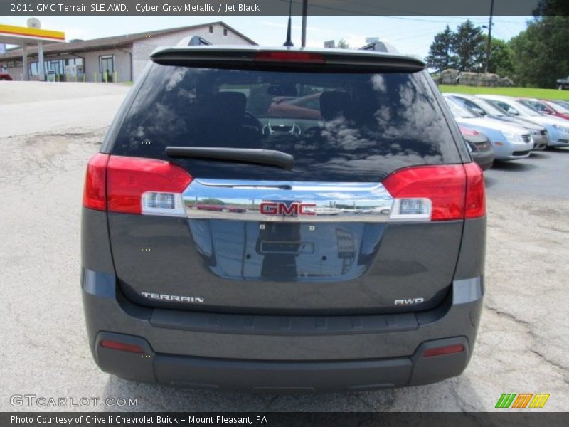 Cyber Gray Metallic / Jet Black 2011 GMC Terrain SLE AWD