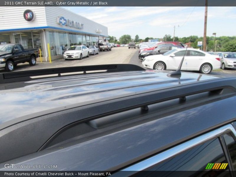 Cyber Gray Metallic / Jet Black 2011 GMC Terrain SLE AWD