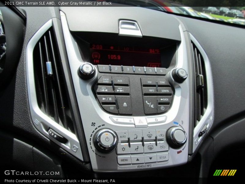 Cyber Gray Metallic / Jet Black 2011 GMC Terrain SLE AWD