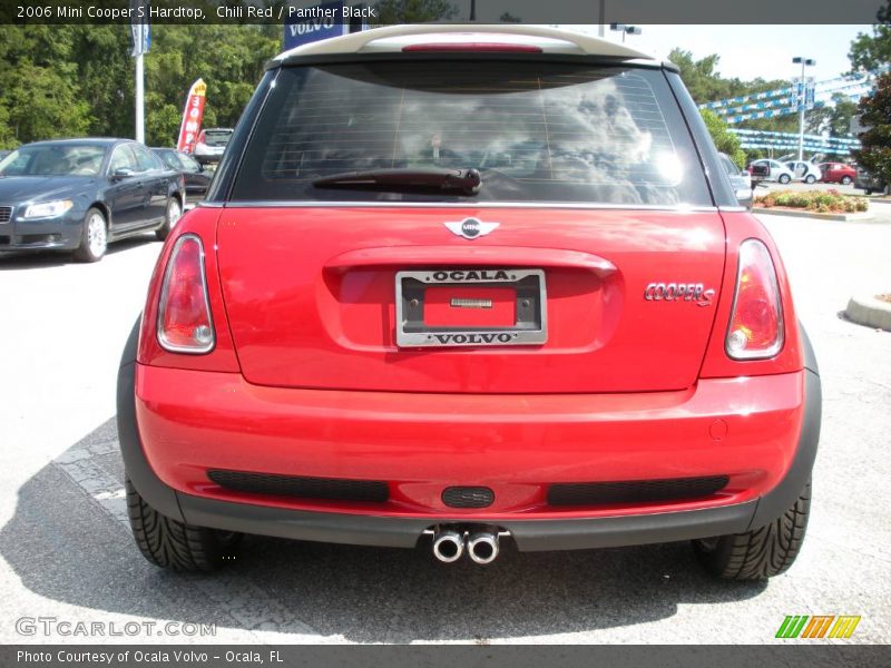 Chili Red / Panther Black 2006 Mini Cooper S Hardtop