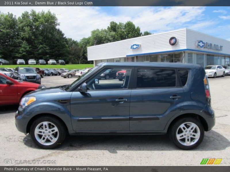 Denim Blue / Black Soul Logo Cloth 2011 Kia Soul +