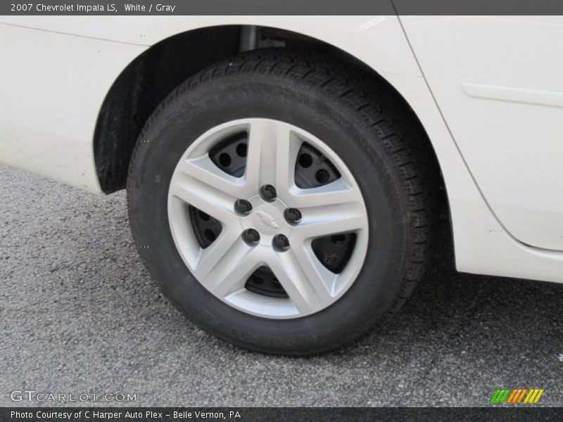 White / Gray 2007 Chevrolet Impala LS