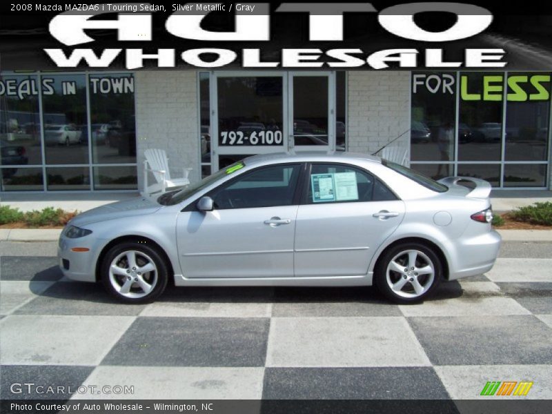 Silver Metallic / Gray 2008 Mazda MAZDA6 i Touring Sedan