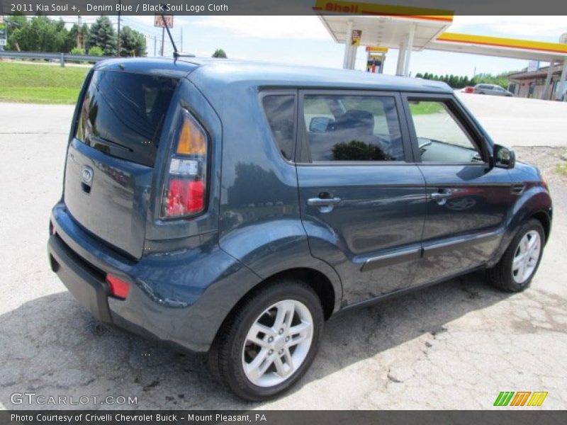 Denim Blue / Black Soul Logo Cloth 2011 Kia Soul +