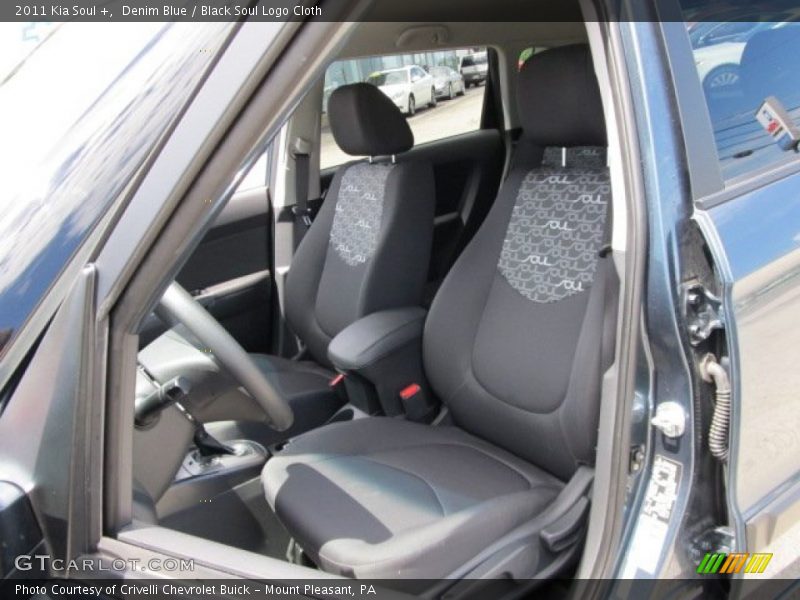 Denim Blue / Black Soul Logo Cloth 2011 Kia Soul +