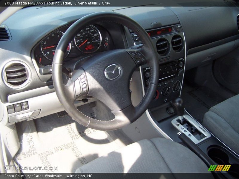 Silver Metallic / Gray 2008 Mazda MAZDA6 i Touring Sedan