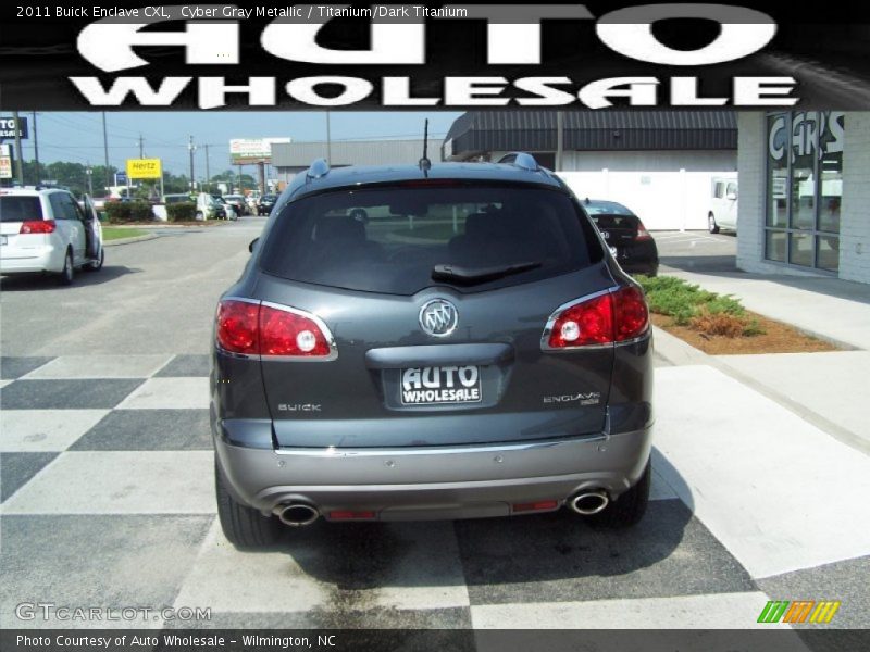 Cyber Gray Metallic / Titanium/Dark Titanium 2011 Buick Enclave CXL
