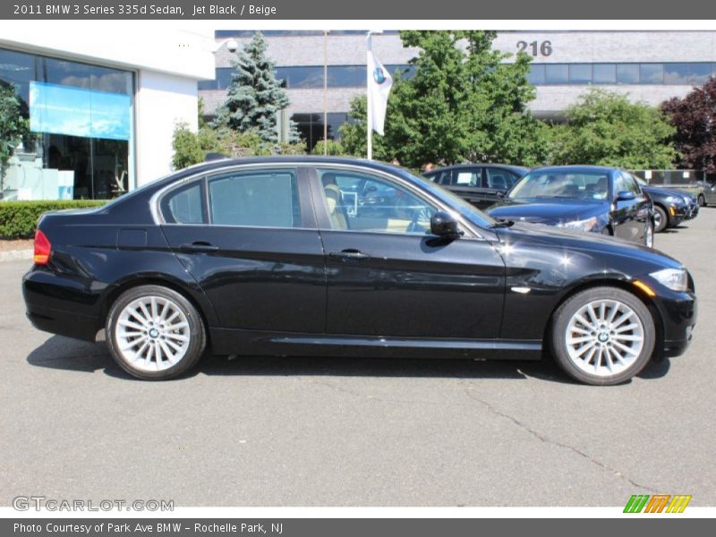 Jet Black / Beige 2011 BMW 3 Series 335d Sedan