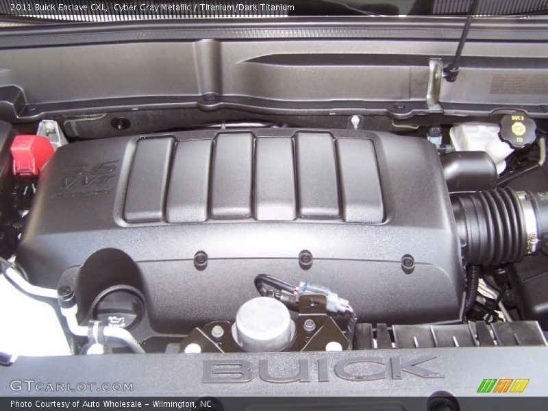 Cyber Gray Metallic / Titanium/Dark Titanium 2011 Buick Enclave CXL
