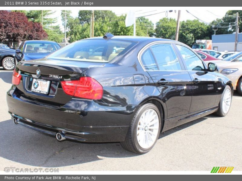 Jet Black / Beige 2011 BMW 3 Series 335d Sedan