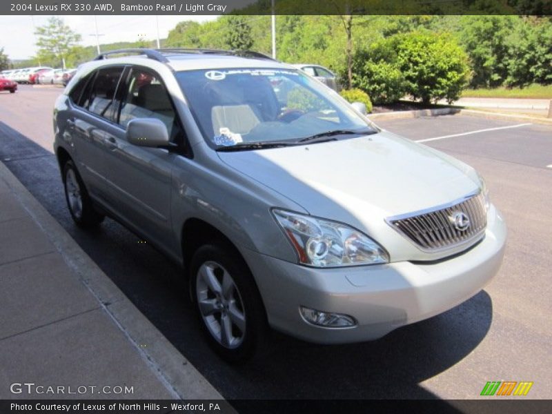 Bamboo Pearl / Light Gray 2004 Lexus RX 330 AWD