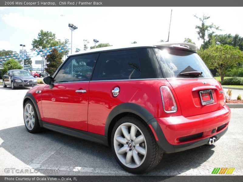 Chili Red / Panther Black 2006 Mini Cooper S Hardtop