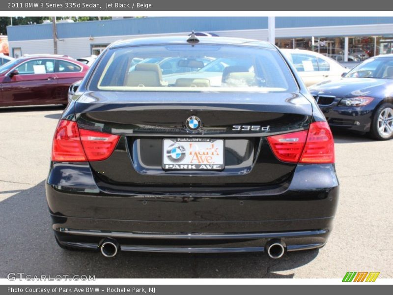 Jet Black / Beige 2011 BMW 3 Series 335d Sedan