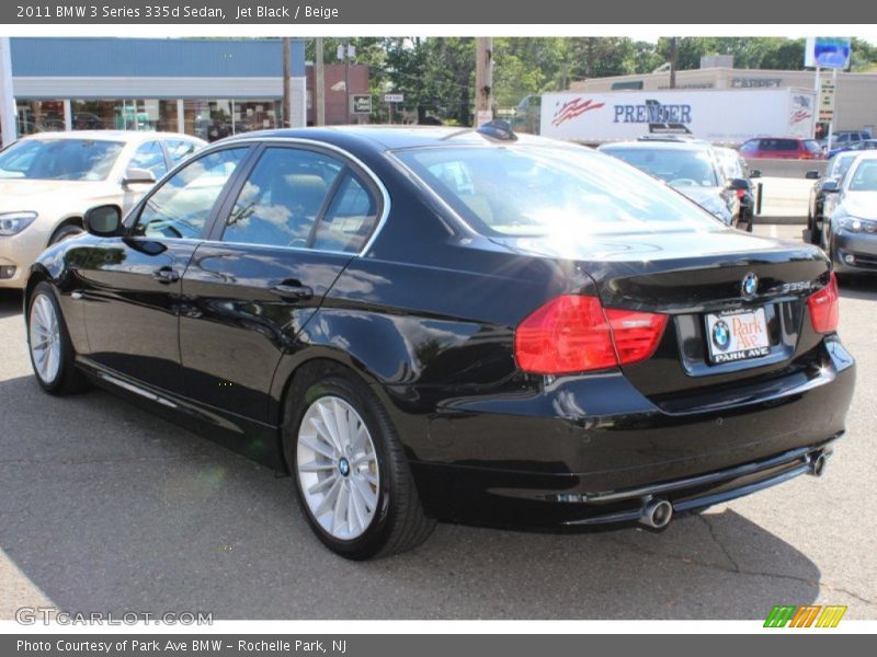 Jet Black / Beige 2011 BMW 3 Series 335d Sedan