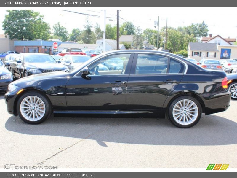Jet Black / Beige 2011 BMW 3 Series 335d Sedan