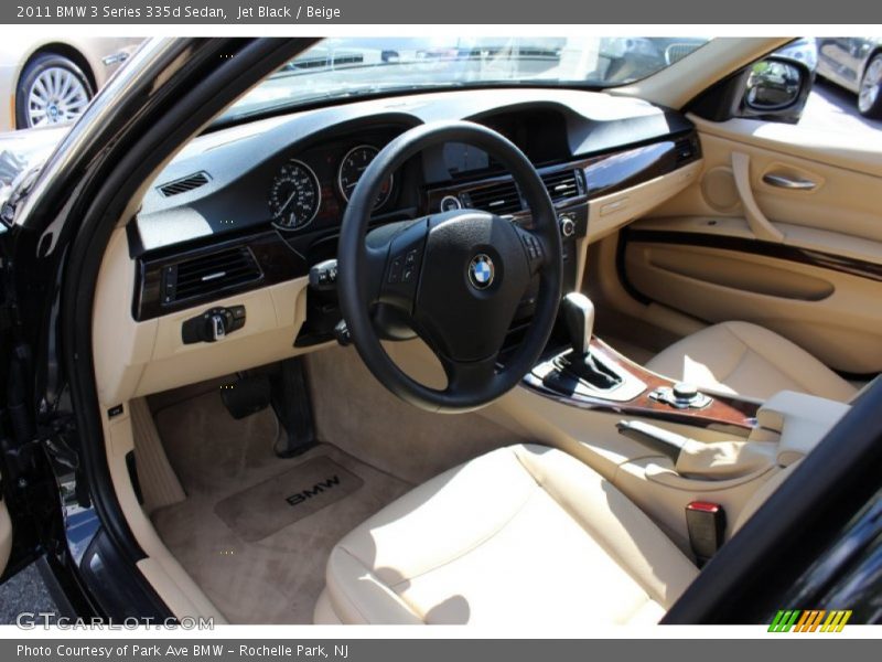 Jet Black / Beige 2011 BMW 3 Series 335d Sedan