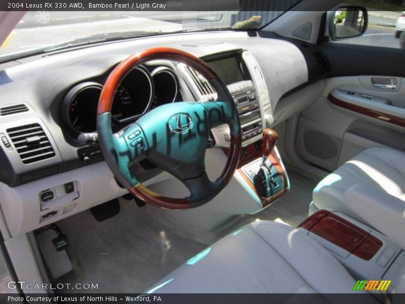 Bamboo Pearl / Light Gray 2004 Lexus RX 330 AWD