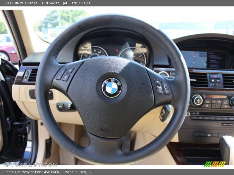 Jet Black / Beige 2011 BMW 3 Series 335d Sedan