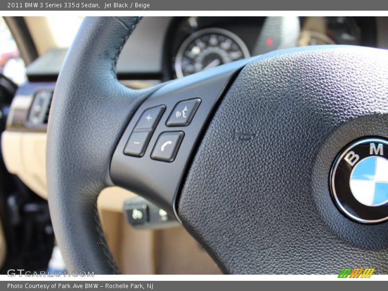 Jet Black / Beige 2011 BMW 3 Series 335d Sedan