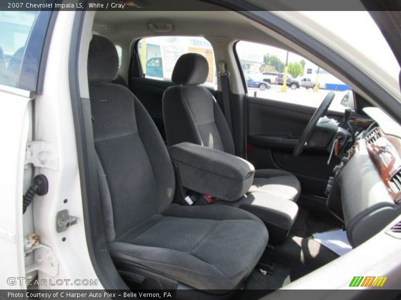 White / Gray 2007 Chevrolet Impala LS