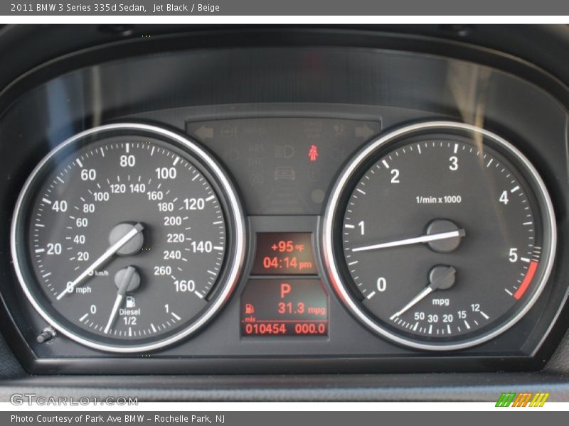  2011 3 Series 335d Sedan 335d Sedan Gauges