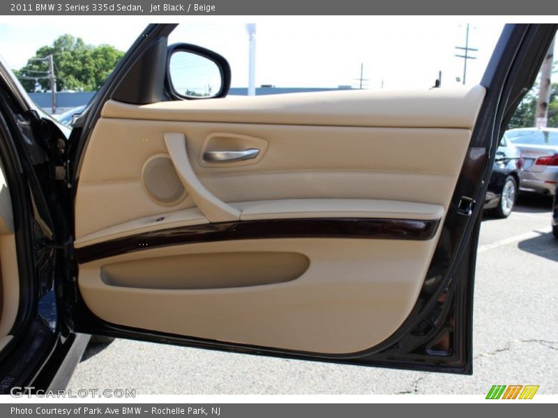 Jet Black / Beige 2011 BMW 3 Series 335d Sedan