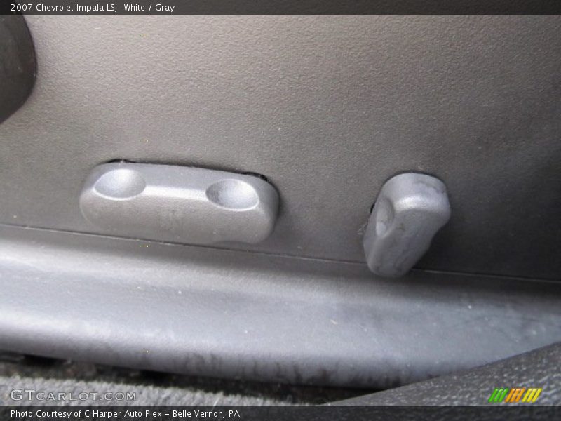 White / Gray 2007 Chevrolet Impala LS