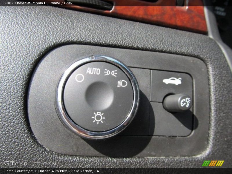 White / Gray 2007 Chevrolet Impala LS
