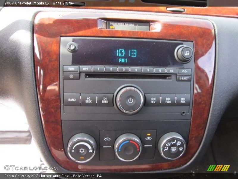 White / Gray 2007 Chevrolet Impala LS