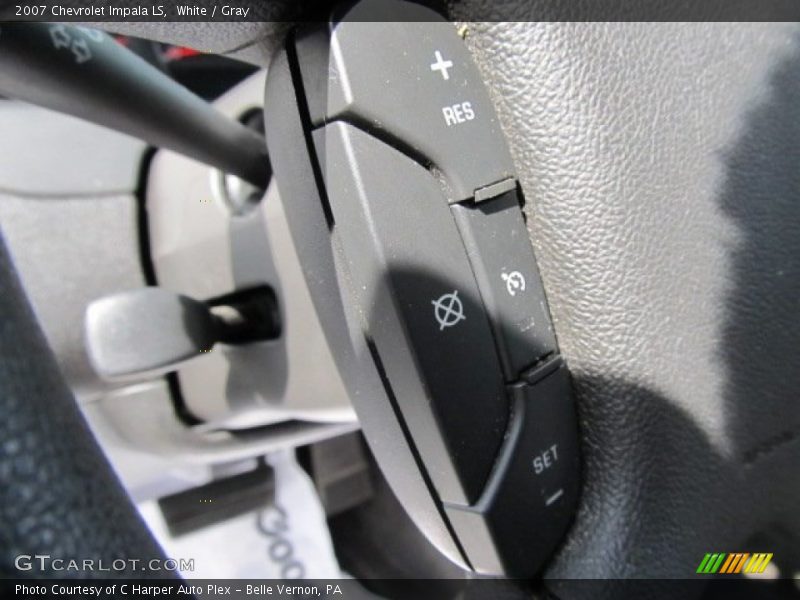 White / Gray 2007 Chevrolet Impala LS