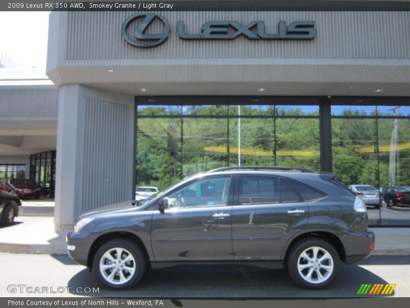 Smokey Granite / Light Gray 2009 Lexus RX 350 AWD
